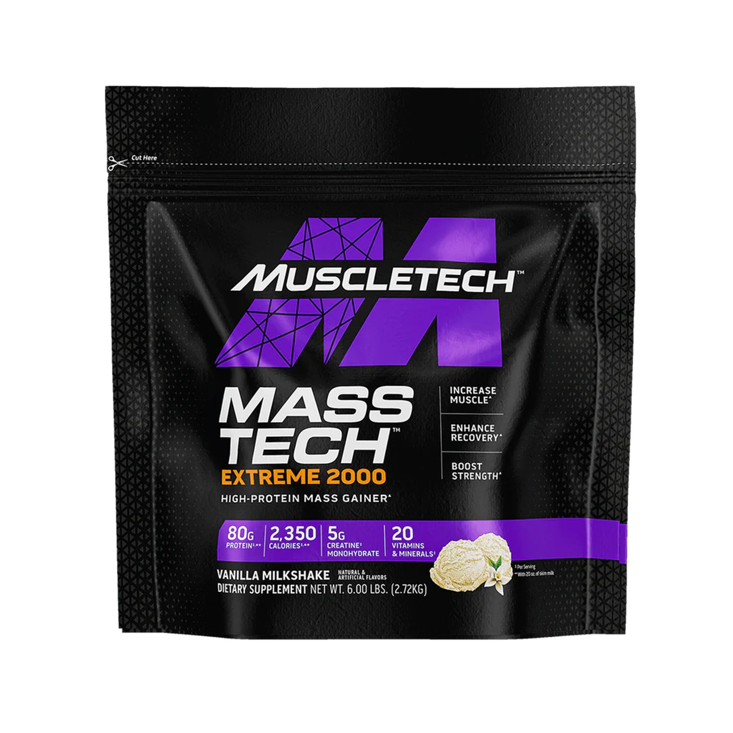 MASS TECH - VANILLA MILKSHAKE 7 LBS | GYMSUPPLEMENTSUS.COM