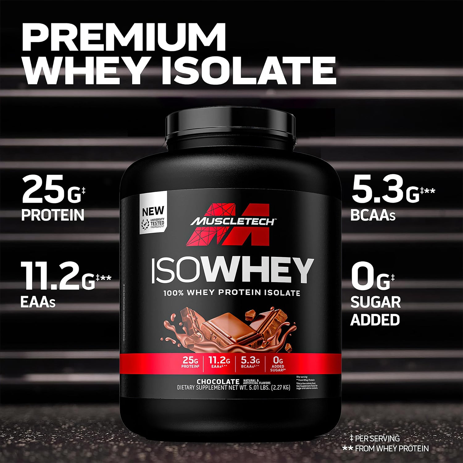 MUSCLETECH NITRO TECH ISOWHEY | CHOCOLATE FLAVOUR | GYM SUPPLEMENTS U.S