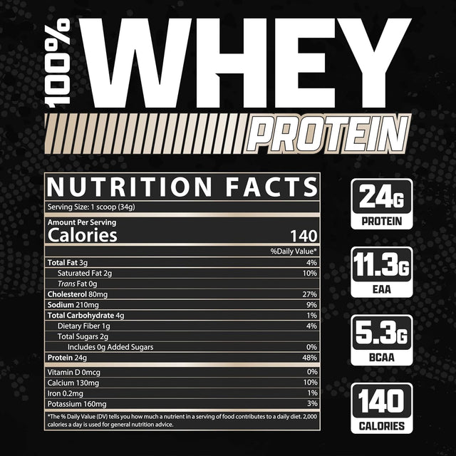 NUTREX PREMIUM 100% WHEY PROTEIN VANILLA FLAVOUR NUTRITION FACTS 