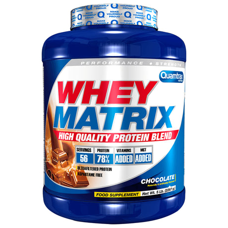 QUAMTRAX WHEY PROTEIN  - CHOCOLATE FLAVOUR | GYM SUPPLEMENTS U.S 