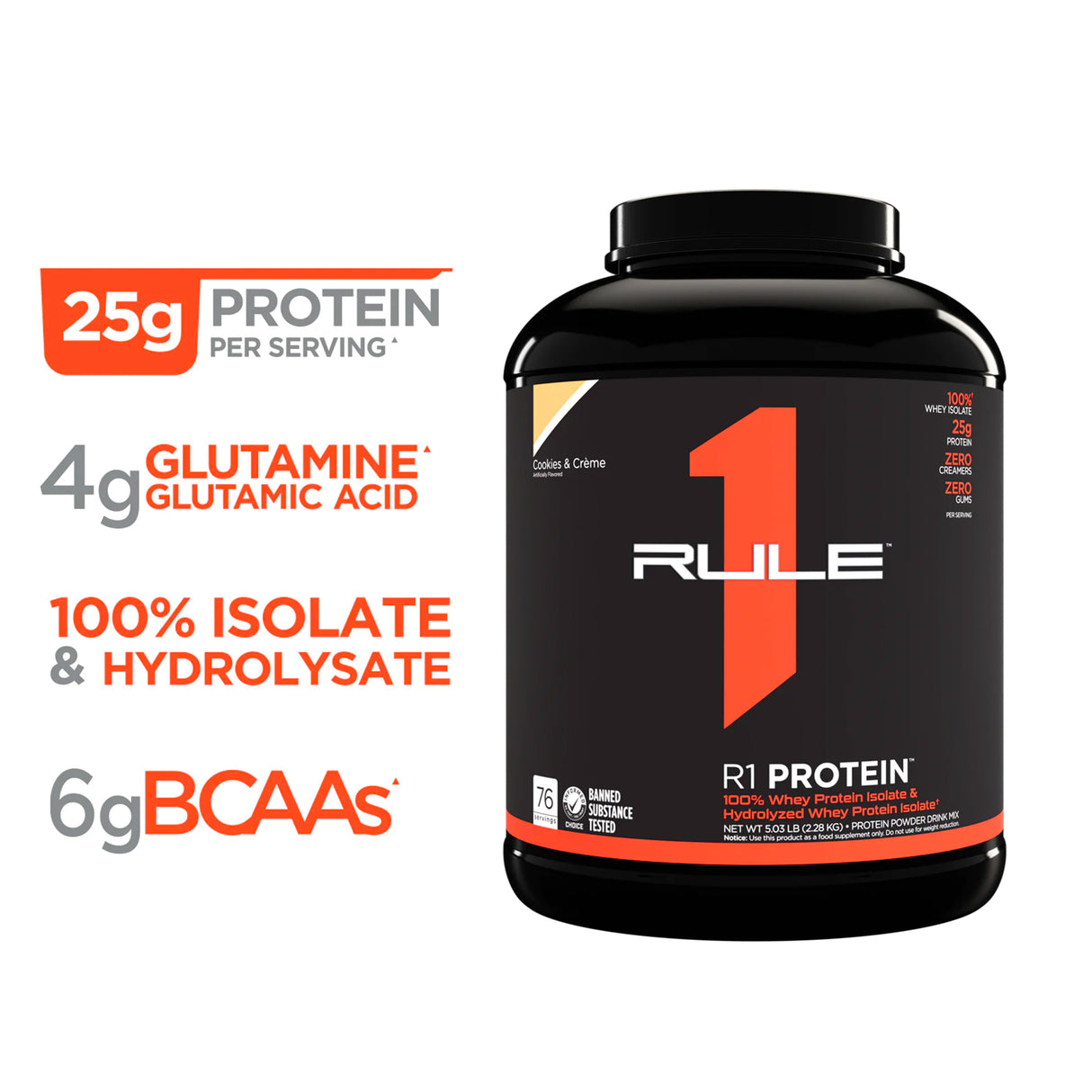 RULE 1 ISOLATE PROTEIN | COOKIES & CREME FLAVOR