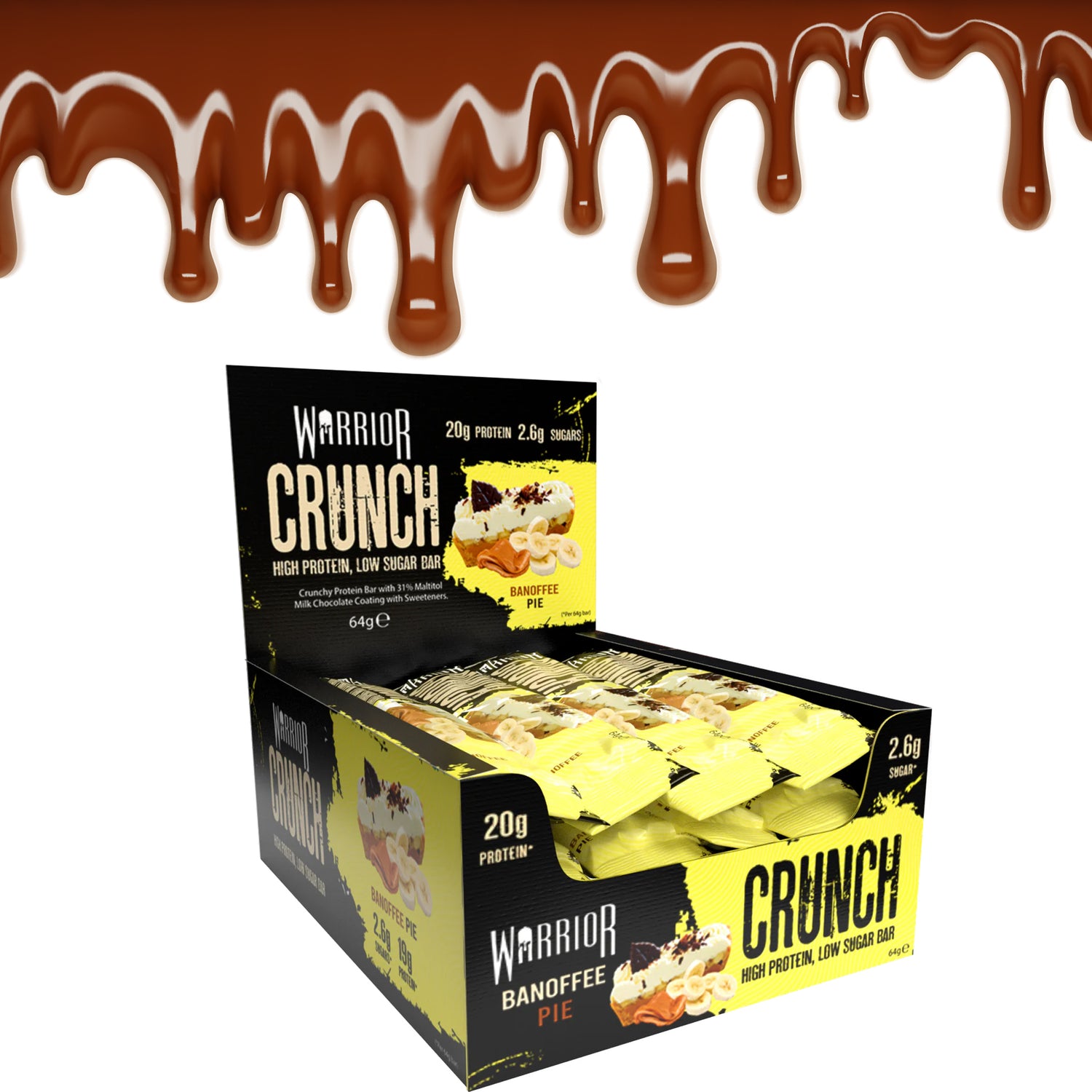 WARRIOR CRUNCH PROTEIN BARS |  BANOFFEE PIE FLAVOUR