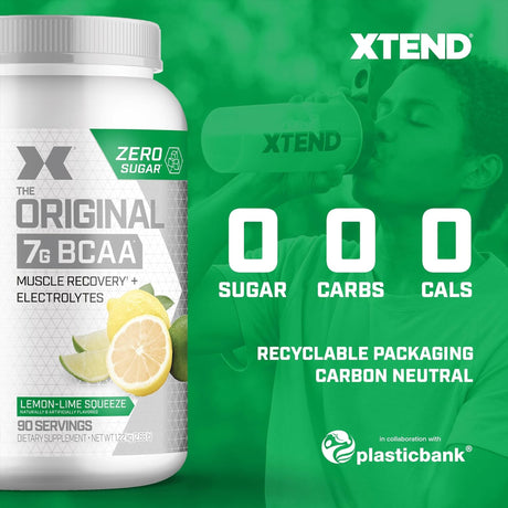 XTEND BCAA POWDER - 30 SERVINGS | LEMON LIME SQUEEZE