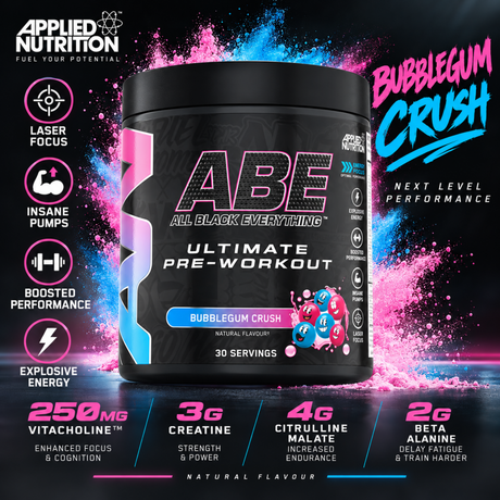 Applied Nutrition ABE Ultimate Pre-Workout Bubblegum Crush 30 Servings