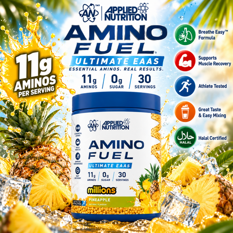 Applied Nutrition Amino Fuel EAA Pineapple 30 Servings with 11g amino acids per serving
