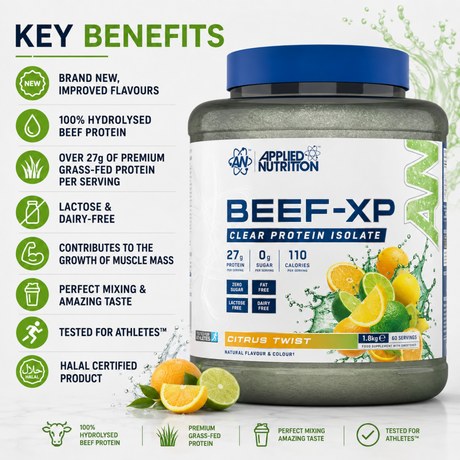 Applied Nutrition Beef-XP Clear Protein Isolate Citrus Twist