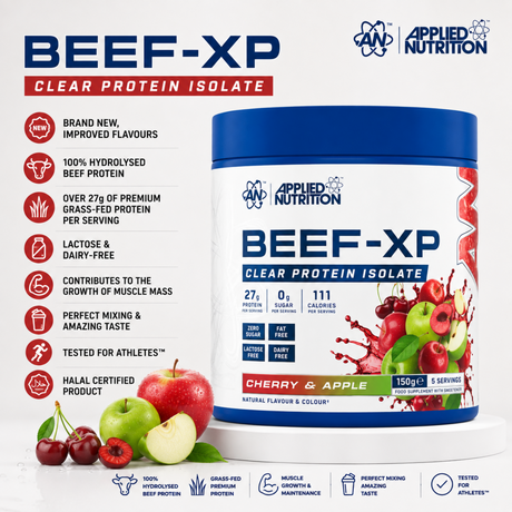 Applied Nutrition Beef-XP Clear Protein Isolate Cherry Apple with 27g protein