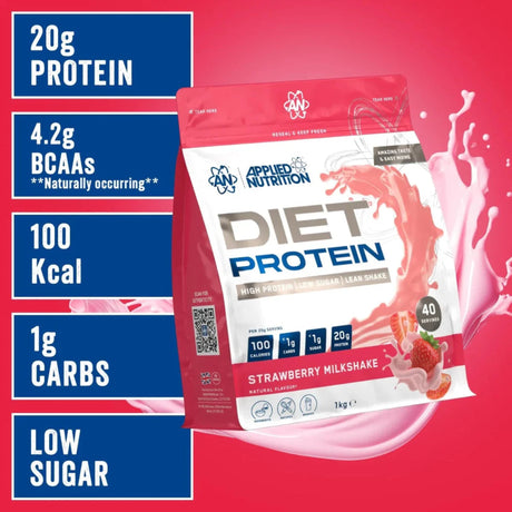 Applied Nutrition Diet Protein - Strawberry Milkshake (1kg)