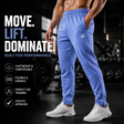 blue performance jogger pants for men