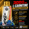 Dexter Jackson L-Carnitine 3200 Blue Raspberry liquid supplement with 3000mg L-Carnitine and 200mcg Chromium for fat metabolism, energy, endurance, and weight management.