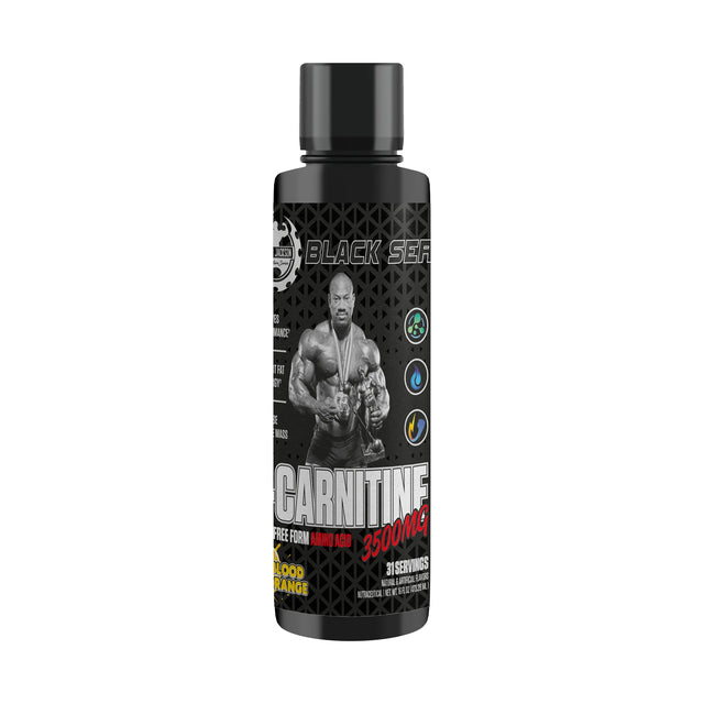 DJSS Black Series Carnitine Liquid 3500mg Blood Orange - Fat Burner Supplement for Weight Loss & Energy Boost
