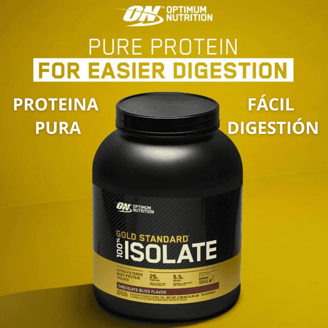 Optimum Nutrition Gold Standard 100% Isolate protein powder in Bangladesh – best whey isolate for muscle growth, recovery, and lean strength.
