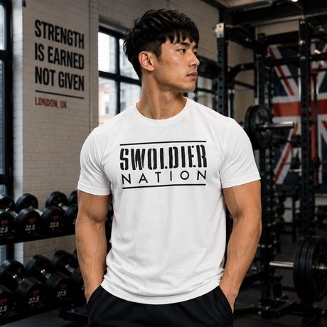 SWOLDIER NATION T-SHIRT | GYM SUPPLEMENTS U.S
