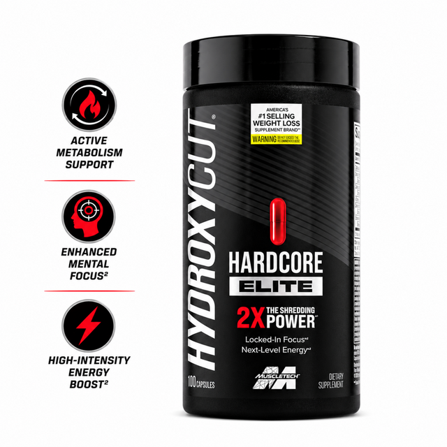 Hydroxycut Hardcore Elite fat burner supplement