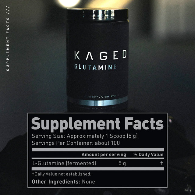 KAGED L-GLUTAMINE | GYM SUPPLEMENTS U.S