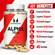 Myprotein Alpha Men Multivitamin Tablets key benefits with 22 vitamins and minerals