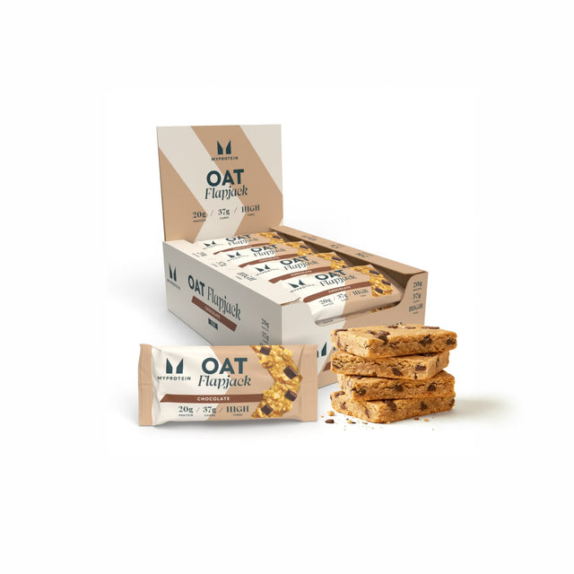 Myprotein Oat Flapjack Chocolate Flavor 20g Protein Bar - Gym Supplements US Bangladesh