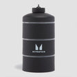 Myprotein Power Tower - Black 3-tier stackable supplement storage container for protein powder and pills.