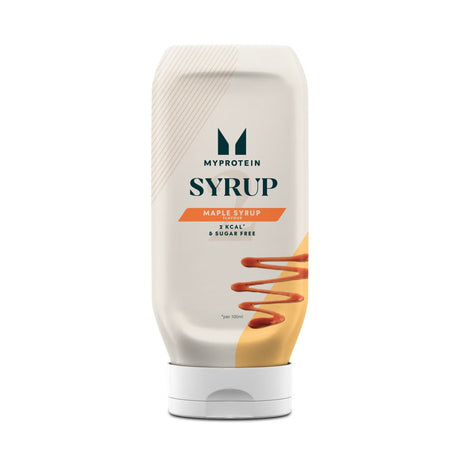 Myprotein Sugar-Free Syrup 400ml Maple – Sugar-free maple-flavored syrup, perfect for fitness meals, sold by Gym Supplements U.S
