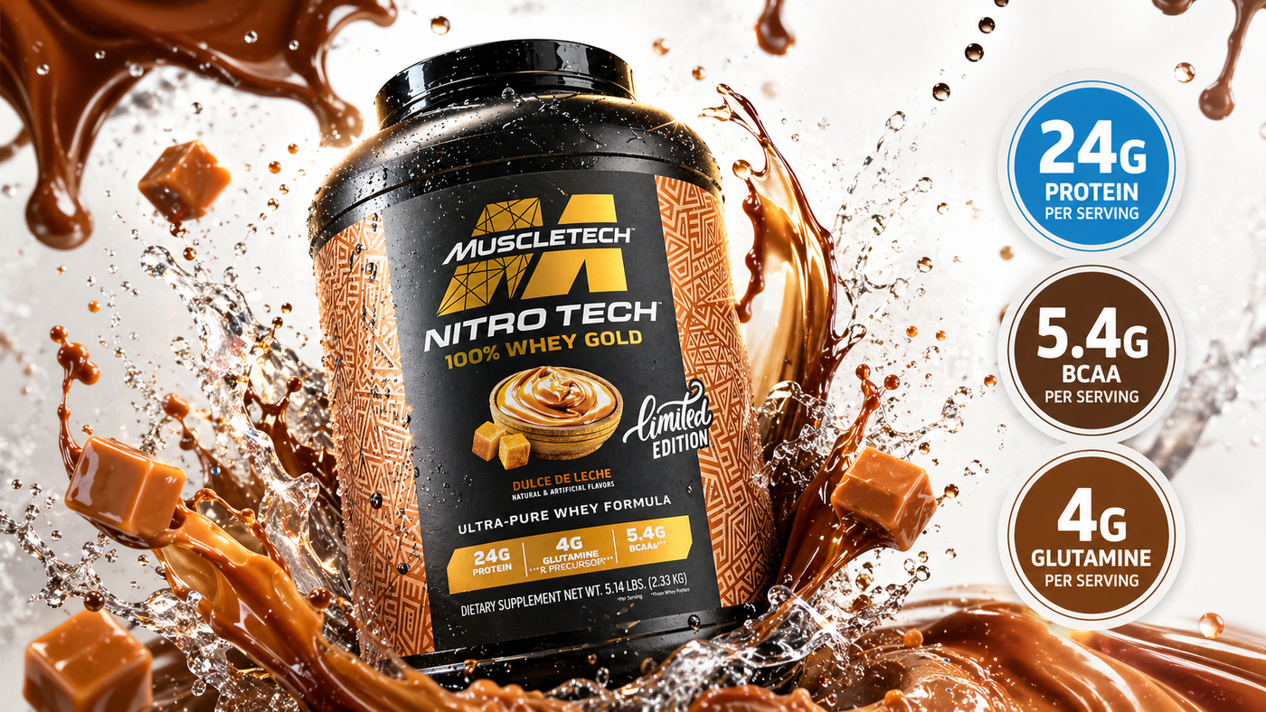nitrotech whey gold limited edition by gym supplements u.s