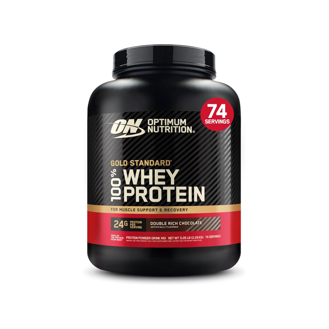 Optimum nutrition | 5 lbs double rich chocolate flavor | gym supplements u.s