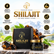 Premium Grade Shilajit Resin by Mad Honey Store – Black Shilajit Jar with Gold Packaging