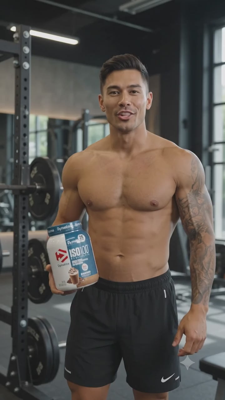 Dymatize ISO100 Hydrolyzed Whey Protein Isolate for Muscle Recovery and Lean Muscle Growth