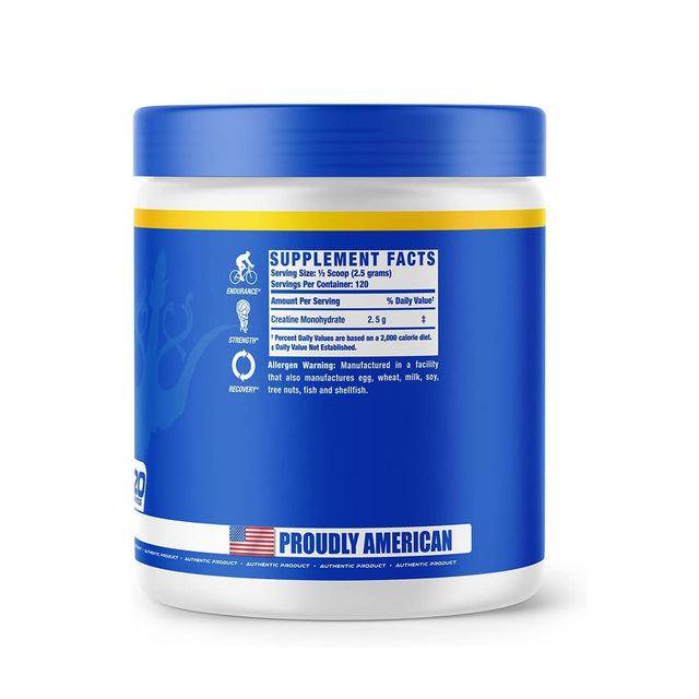rc creatine powder 300gm nutrition facts