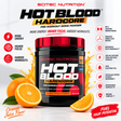 Scitec Nutrition Hot Blood Hardcore Pre-Workout Orange Juice Flavor 375g