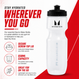 Sports Water Bottle 650ml with secure screw top lid for gym, fitness, and daily hydration.