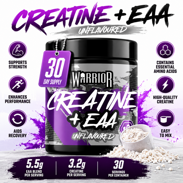 Warrior Creatine Plus EAA Unflavoured 30 Servings