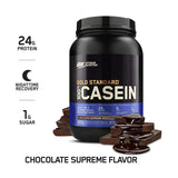 2lbs-optimum nutrition - brand casein protein | chocolate supreme flavor | gymsupplementsus.com