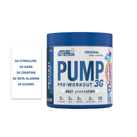 PUMP 3G PRE-WORKOUT | GYM SUPPLEMENTS U.S 