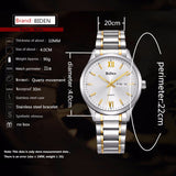 BIDEN CLASSIC BUSINESS CASUAL WATCH - SILVER COLOR | GYMSUPPLEMENTSUS.COM