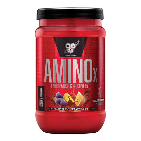 BSN AMINOx 30 SERVINGS | FRUIT PUNCH FLAVOR | GYM SUPPLEMENTS U.S