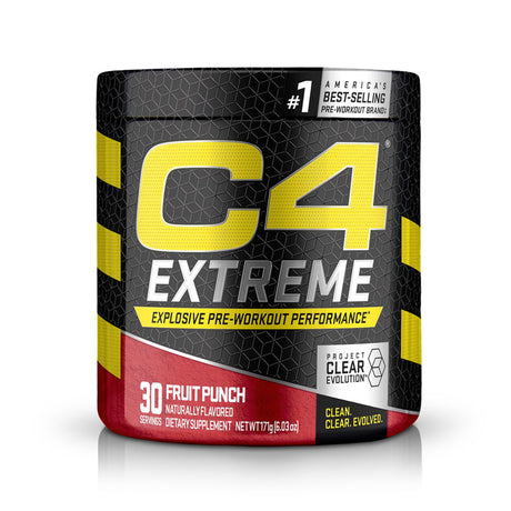 C4 EXTREME 30 SERVINGS | FRUIT PUNCH FLAVOR | GYM SUPPLEMENTS U.S