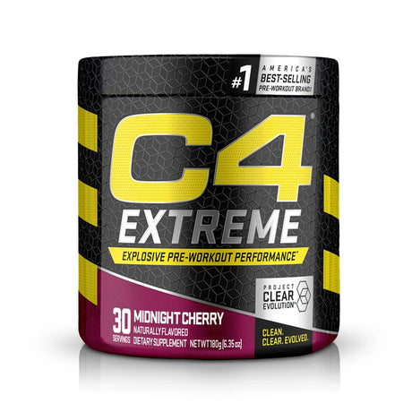 C4 EXTREME 30 SERVINGS | MIDNIGHT CHERRY FLAVOR | GYM SUPPLEMENTS U.S