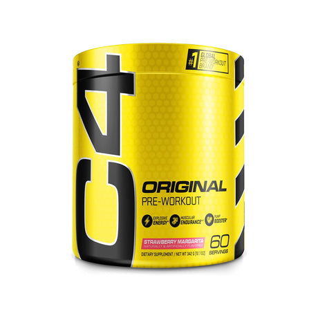 C4 ORIGINAL - 60 SERVINGS | STRAWBERRY MARGARITA FLAVOR | GYMSUPPLEMENTSUS.COM