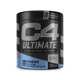 C4 ULTIMATE - 20 SERVINGS | ICY BLUE RAZZ | GYM SUPPLEMENTS U.S