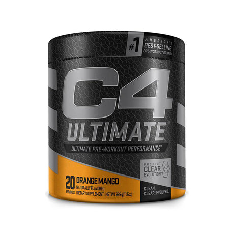 C4 ULTIMATE - 20 SERVINGS | ORANGE MANGO | GYM SUPPLEMENTS U.S