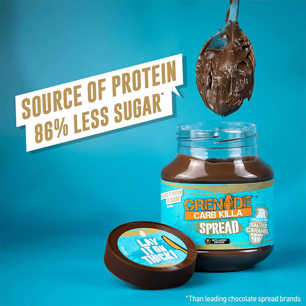 CARB KILLA PROTEIN SPREAD | CHOCOLATE CHIP SALTED CARAMEL | GYM SUPPLEMENTS U.S
