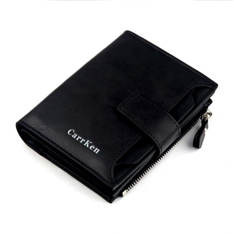 CARRKEN CASUAL WALLET | BLACK COLOR | GYM SUPPLEMENTS U.S 