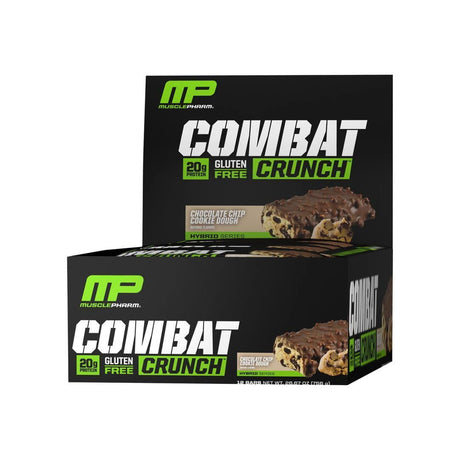 COMBAT CRUNCH PROTEIN BAR - CHOCOLATE CHIP COOKIE DOUGH | GYM SUPPLEMENTS U.S | GYMSUPPLEMENTSUS.COM