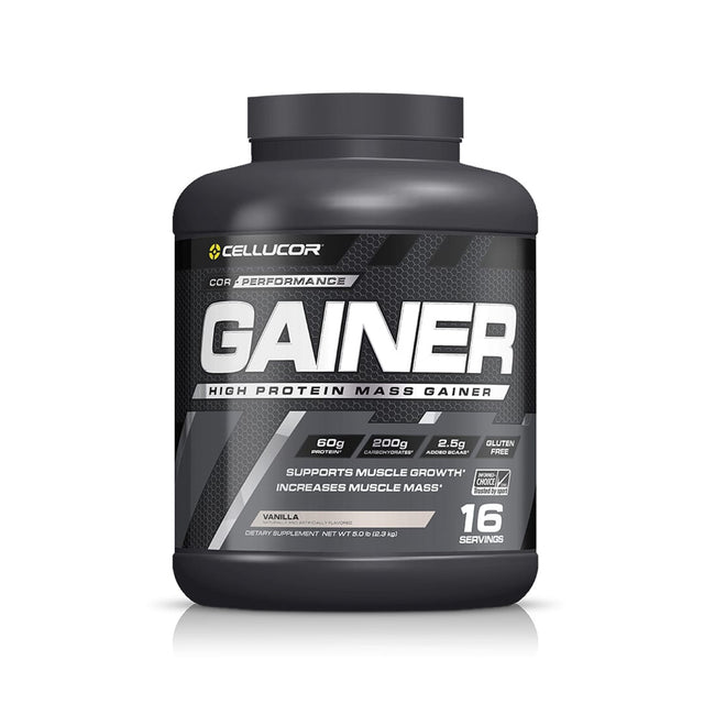 COR PERFORMANCE GAINER | 5LBS 16 SERVINGS VANILLA FLAVOR | GYM SUPPLEMENTS U.S 