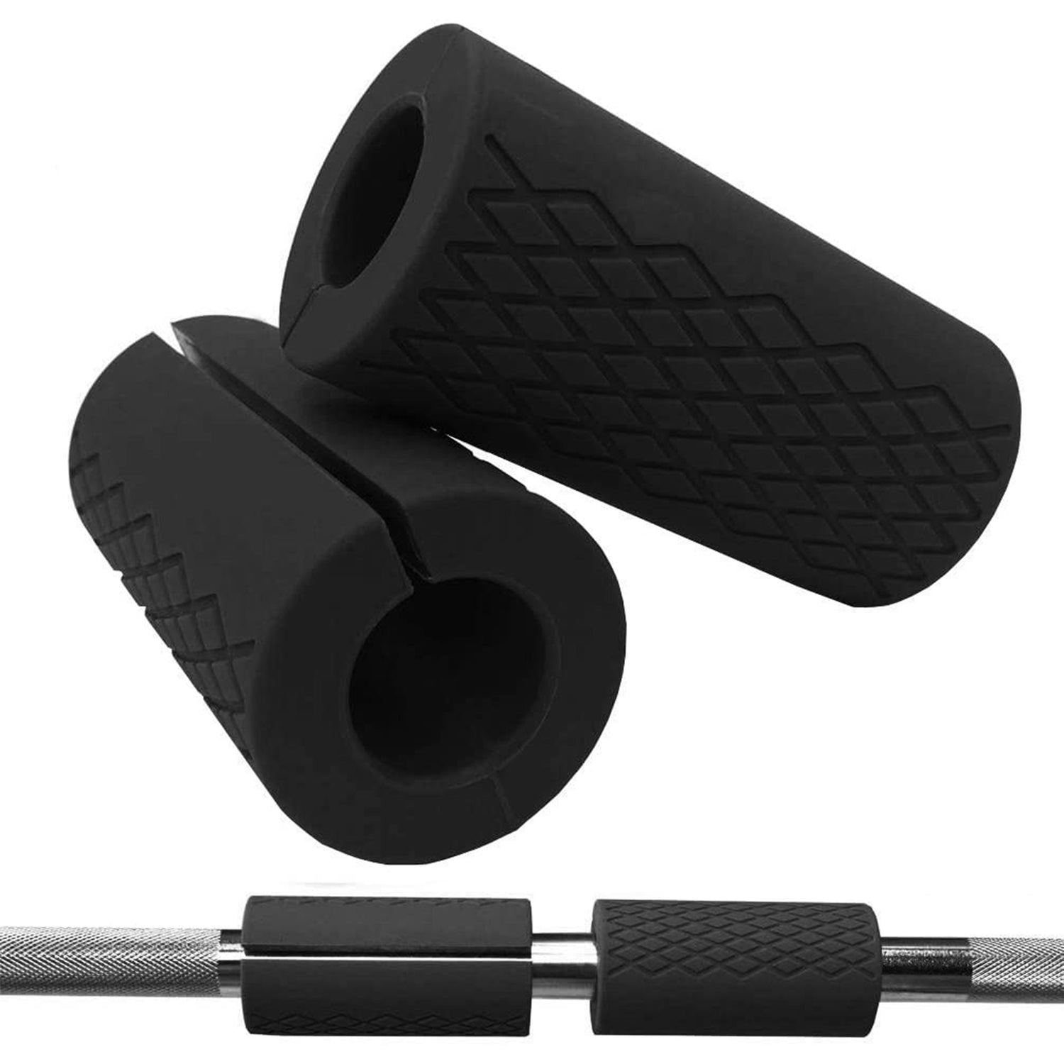 DUMBBELL GRIPS | BLACK COLOR | GYM SUPPLEMENTS U.S