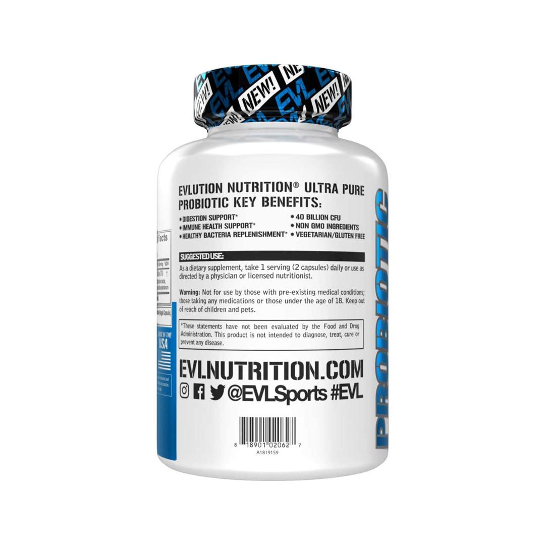 EVL BRAND PROBIOTIC | 30 SERVINGS - NUTRITION FACTS | GYM SUPPLEMENTS U.S