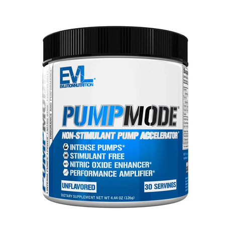 EVL PUMPMODE PRE WORKOUT - UNFLAVORED | GYMSUPPLEMENTSUS.COM