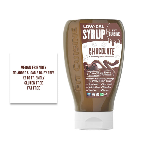 FIT CUISINE LOW-CAL SYRUP | CHOCOLATE | GYM SUPPLEMENTS U.S