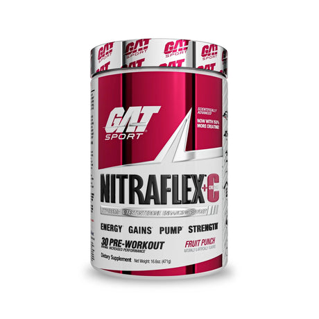 GAT SPORT NITRAFLEX+C | FRUIT PUNCH FLAVOR | GYMSUPPLEMENTSUS.COM