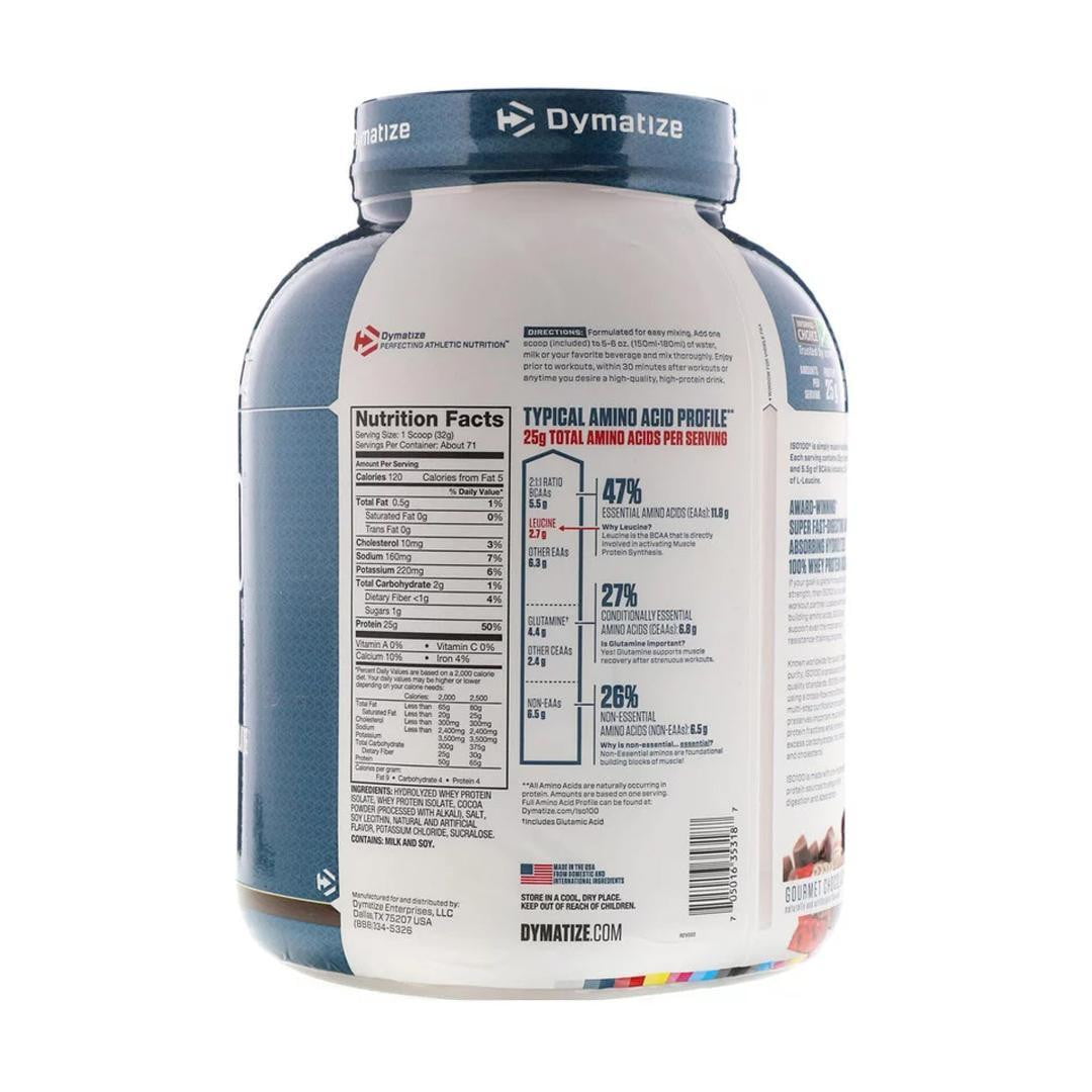 ISO100 HYDROLYZED | NUTRITION FACTS | GYM SUPPLEMENTS U.S
